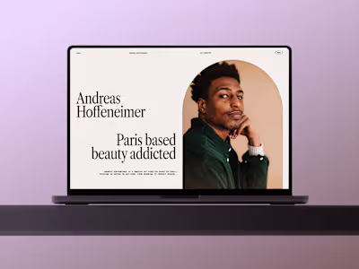 Hoffen — Premium Minimal Portfolio