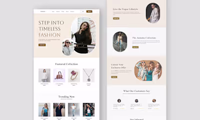 Fashion Website Design