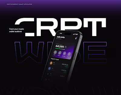 CRPTWISE - Crypto Wallet & Portfolio Management App