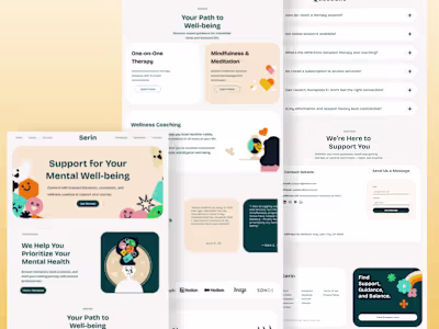 Serin Health Framer Website Design