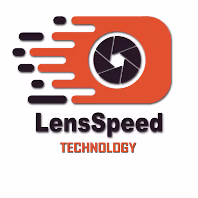 LensSpeed Technology 3d Logo Design Project