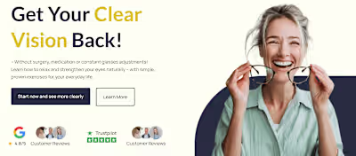 Augentraining Pro - Landing Page for Vision Training Services