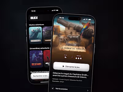 Unlock! · Application Redesign