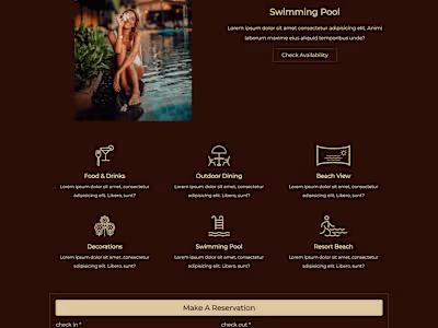 hotel website