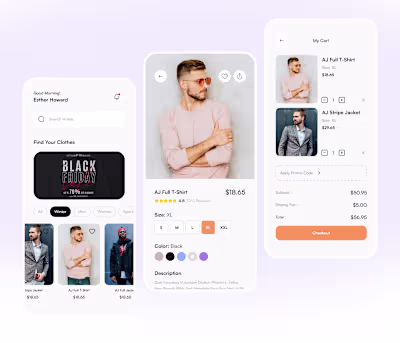 E-commerce Mobile App UI Design
