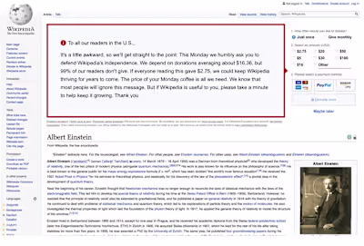 Wikipedia's Fundraising