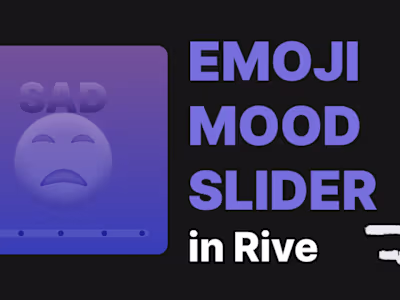 Emoji Mood Slider Animation Project