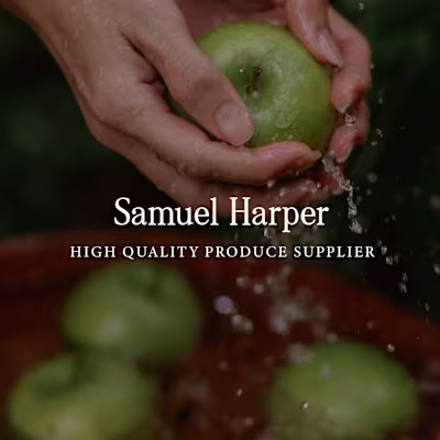 Fruit & veggie supplier 🍐