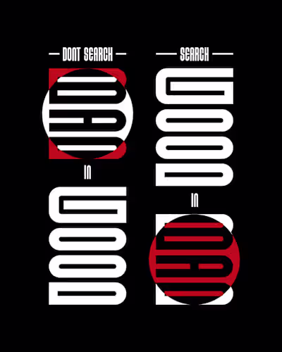 Poster - Search Good In Bad