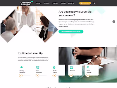 Leadership Strategies, Expert Facilitation and Training Solution