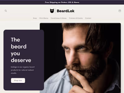 Beardlok Brand Mockup