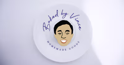 Baked by Vince Brand Logo Design