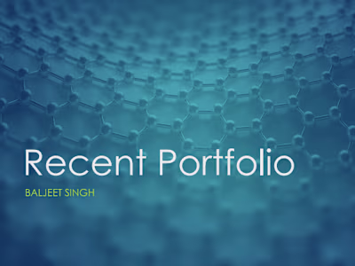 Recent Portfolio