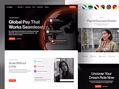 Workora - Payroll Landing Page | Landing Page