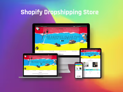 Shopify store development with Free theme