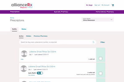 AllianceRx Walgreens Prime