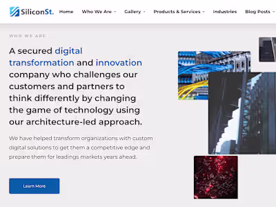 Corporate Website Developed with Wordpress
