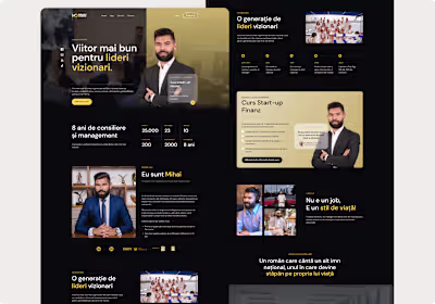 Website Redesign | Business Mentor Mihai Dobrie