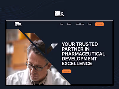 SCXcmc Multi-page Website Design and Development