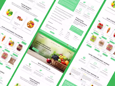 Designing this GreenBasket landing page reminded me how much...