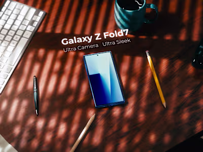 Samsung Galaxy Z Fold7 — Cinematic Product Launch