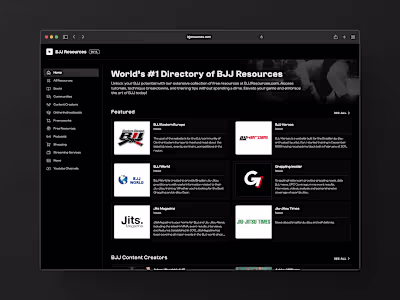 BJJ Resources v2 (Framer)
