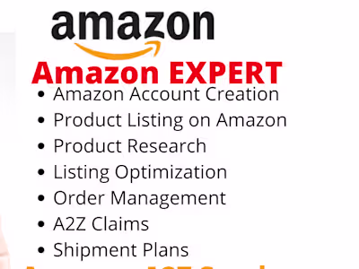 You will get an Amazon Virtual Assistant, Amazon Seller Account 