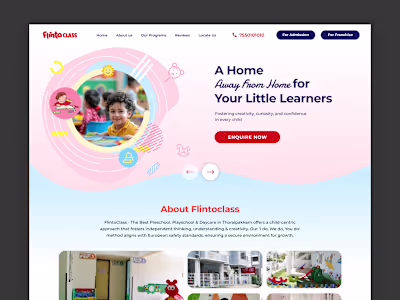 Early Education Website Design