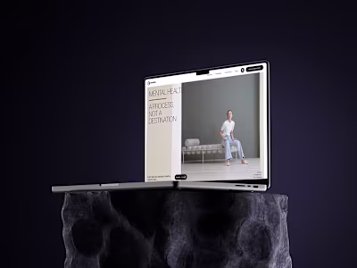 Healthrite Mental Health Landing Page
