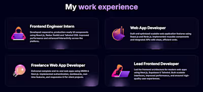 This is my personal portfolio