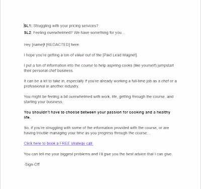 Sequence Building for Chepreneur.com