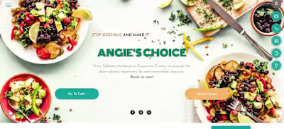 Angie's Choice Catering Website Redesign and CRM Integration
