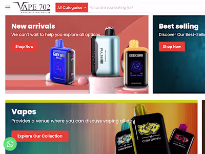 E-commerce Website Developed with Shopify