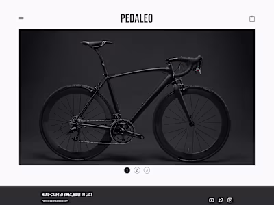 Pedaleo Bike E-Commerce Site