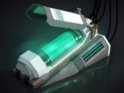 Cryochamber 3D Prop