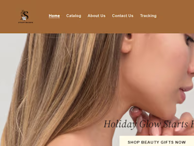 Skincare brand website: responsive, visually appealing, and ...