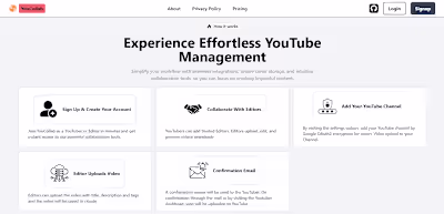 YouCollab: YouTuber & Editor Collaboration Platform