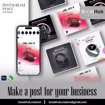 Creative Social Media Post Designs for Electronics & Gadget ...