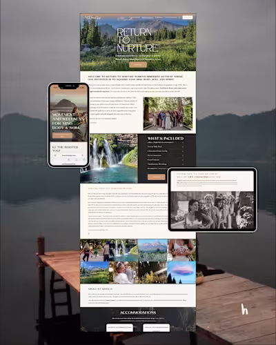 Women's Retreat Landing Page