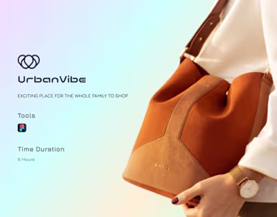 UrbanVibe (Fashion E-commerce) - Online Shopping :: Behance