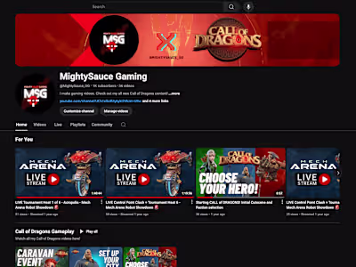 MightySauce Gaming (YouTube Channel)