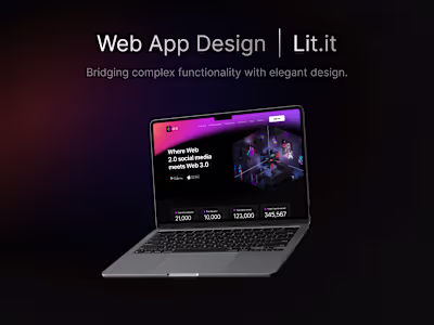 Lit.it Platform Interface Design
