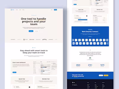 Landing Page Design for Orbis