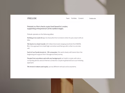 Prelude Website Website Polish