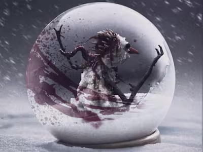 FROSTY Horror Film Concept Poster