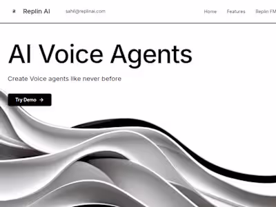 Replin AI - Helping SMB's Deploy AI Voice Agents