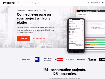 Procore.com Data Project