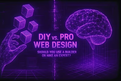 DIY vs. Pro Web Design: Should You Use a Builder or Hire an Expert?