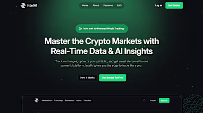 IntelAI - Landing Page