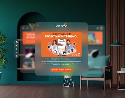 Trendyol Concept UI - Vision OS